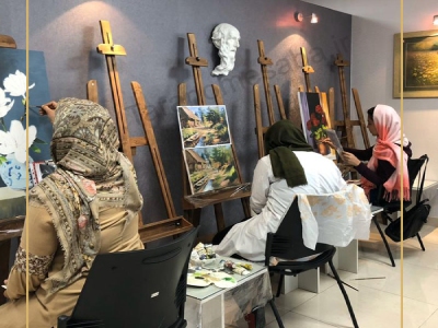 تکنیک رنگ روغن