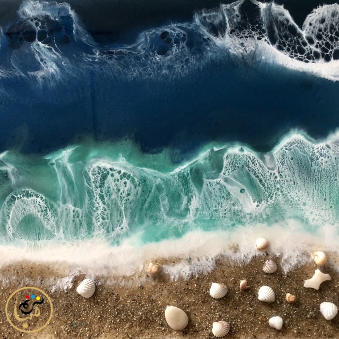 تابلو دریا رزین