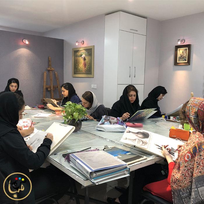 کلاس آموزش سیاه قلم