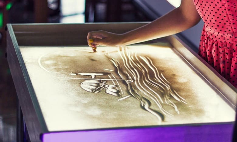 نقاشی با ماسه