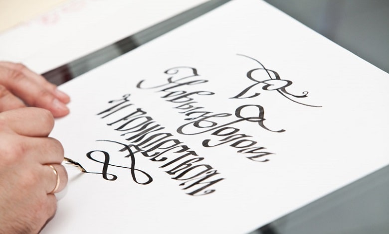 انواع کالیگرافی