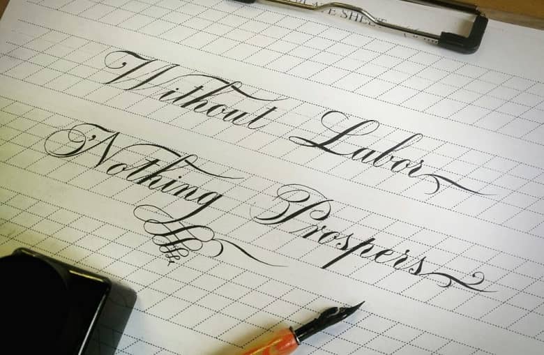 کالیگرافی انگلیسی