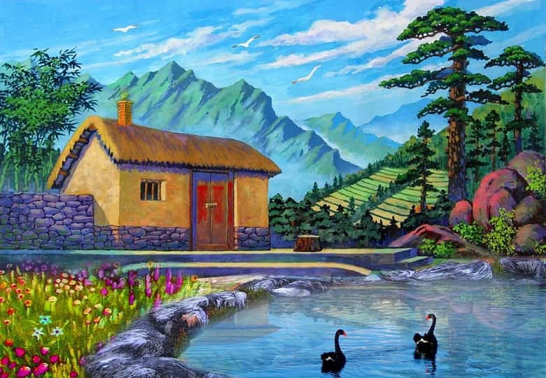 آموزش نقاشی روی بوم - [ 5 تکنیک مهم ] | آموزشگاه ترنم صبا