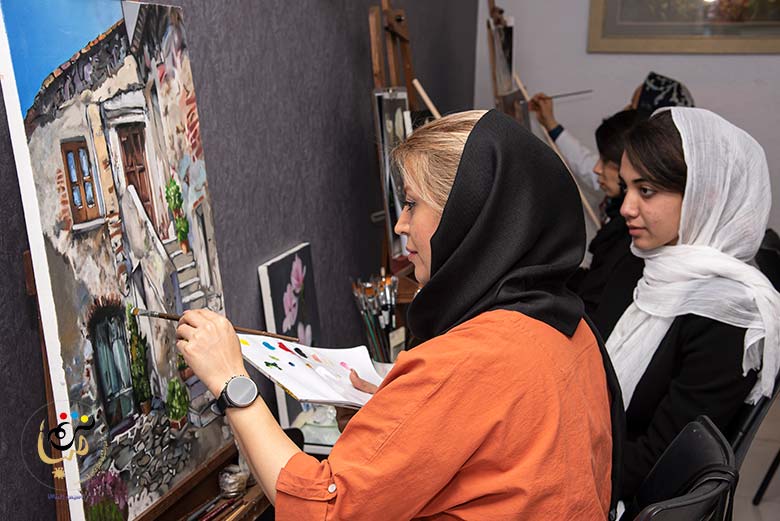 آموزش نقاشی رنگ روغن در تهران