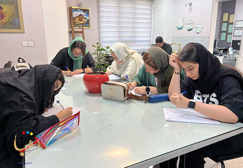 خوشنویسی با خودکار ساده