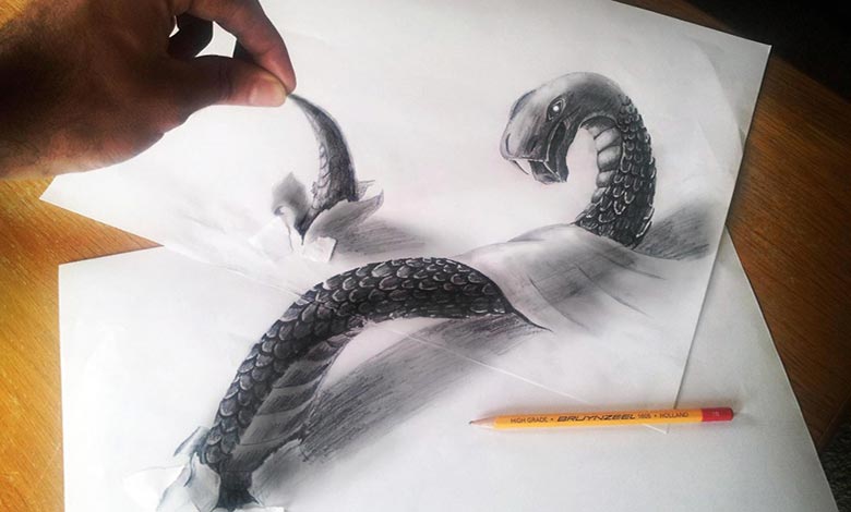 تکنیک های نقاشی 3 بعدی ساده