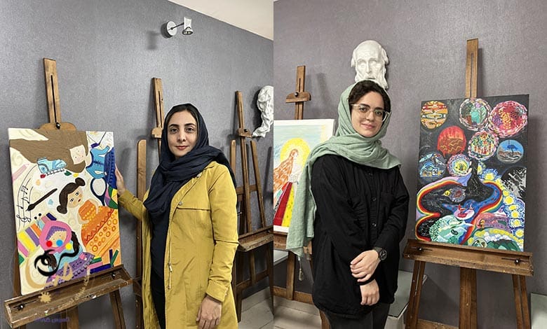 هنرجویان دوره مربیگری آنلاین نقاشی