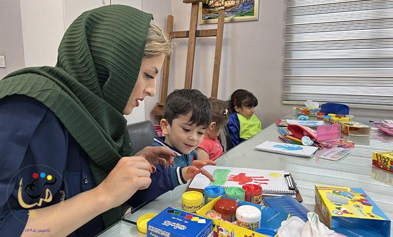 کلاس نقاشی کودک