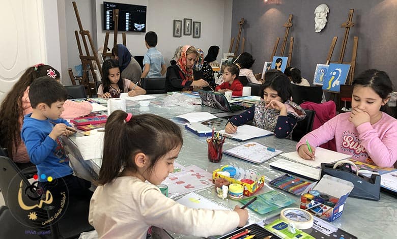 دوره مجازی نقاشی کودک در آموزشگاه ترنم صبا