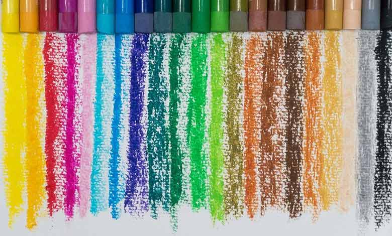 مداد شمعی و پاستل