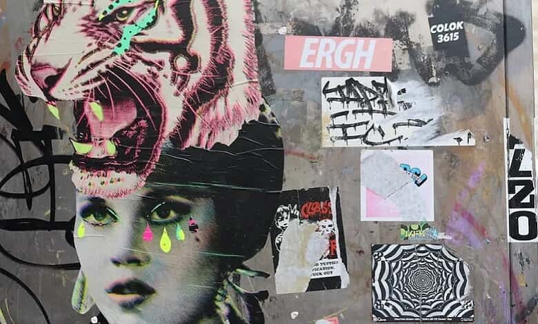 نقاشی میکس مدیا