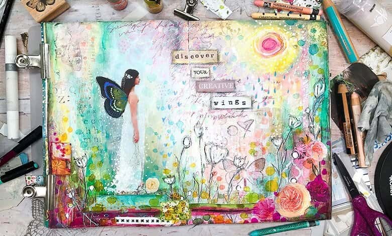 نقاشی میکس مدیا