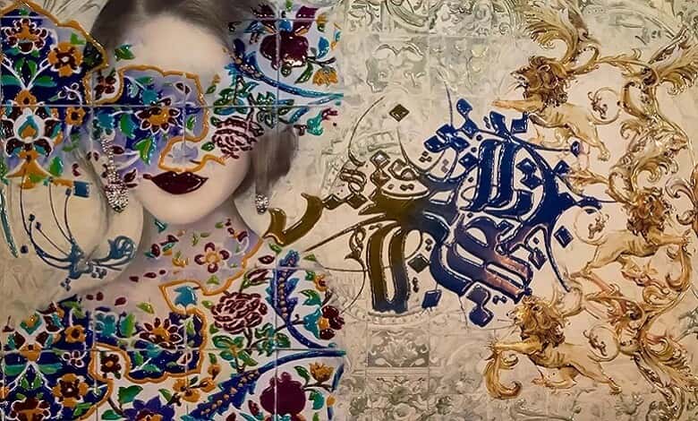 آموزش نقاشی میکس مدیا