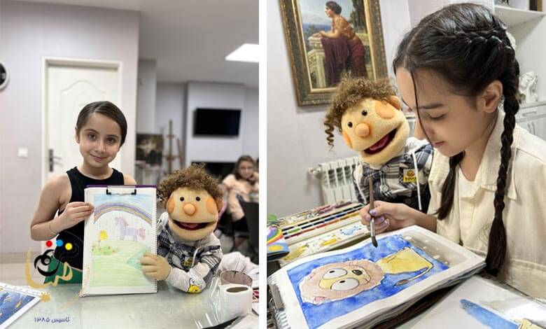 دوره آموزش آنلاین نقاشی کودک در آموزشگاه ترنم صبا