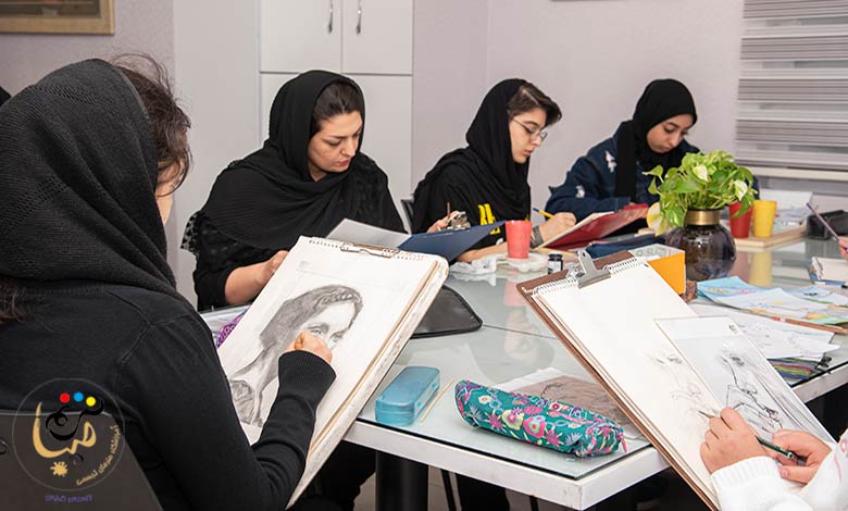 دوره نقاشی سیاه قلم