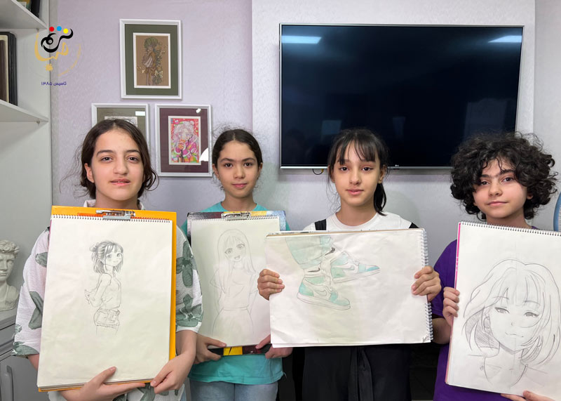 آموزش نقاشی کودکان ساده