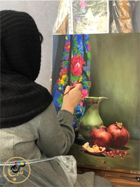 نقاشی رنگ روغن مدرن