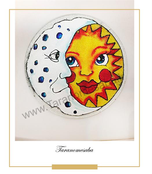 نقاشی روی شیشه مشجر