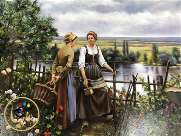 نقاشی رنگ روغن با مدرک