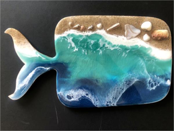 رزین روی چوب