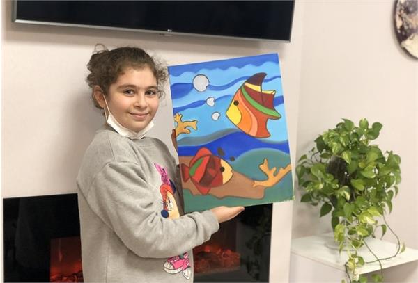 کلاس نقاشی کودکان در تهران