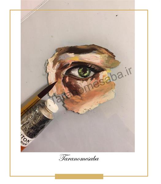 تکنیک رنگ روغن روی شیشه