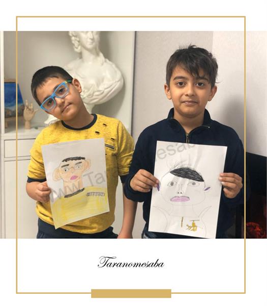 نقاشی از چهره همدیگر