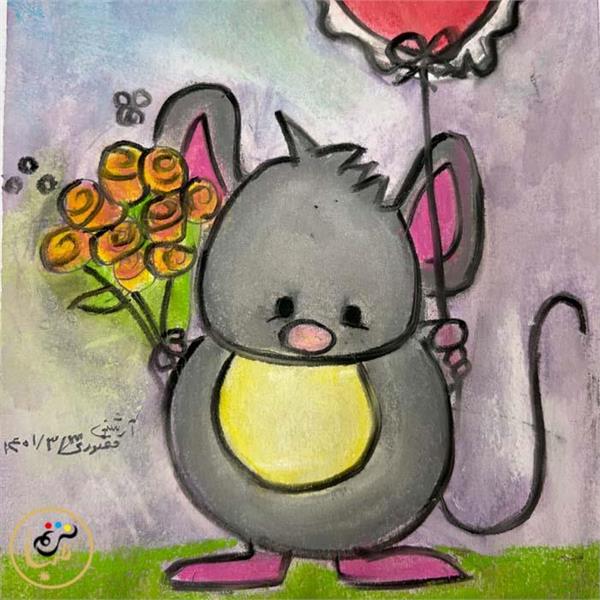 نقاشی موش