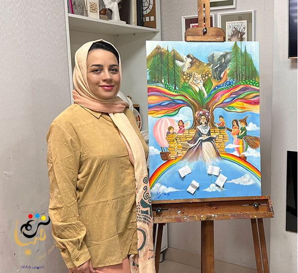 نمونه آثار دوره مربیگری نقاشی کودک