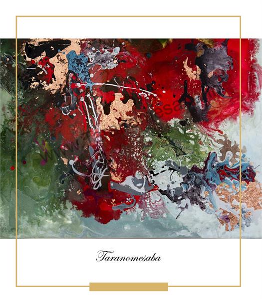 تابلو آبستره اکرولیک