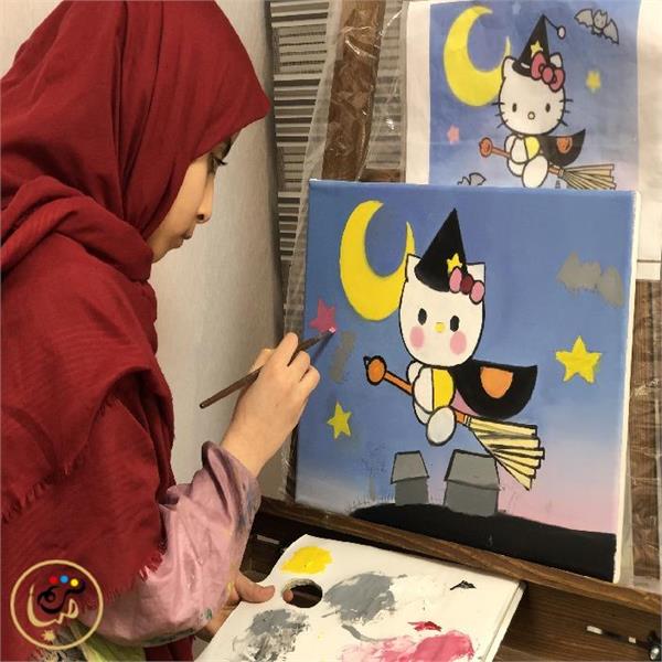 کلاس رنگ روغن کودکان