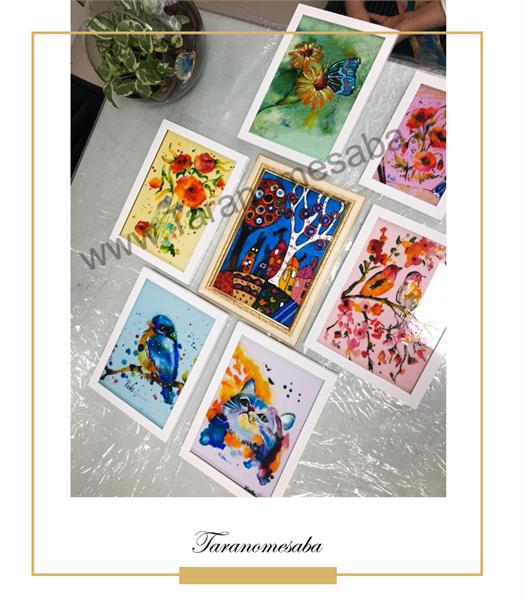 دوره نقاشی روی شیشه