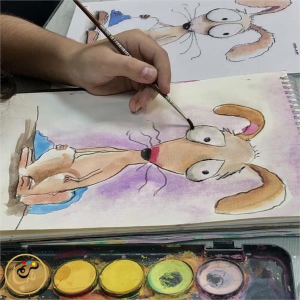آموزش  آبرنگ کودکان