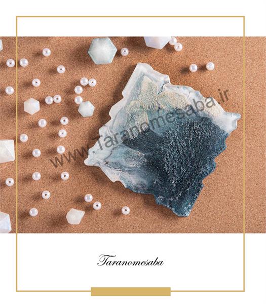 زیر لیوانی آبستره رزین