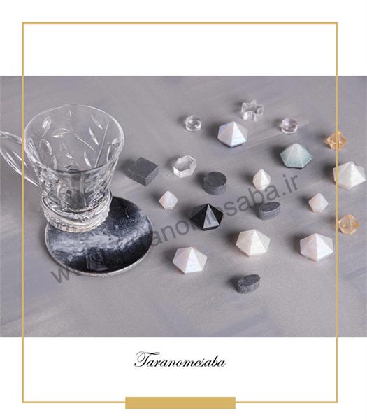 زیر لیوانی آبستره رزین