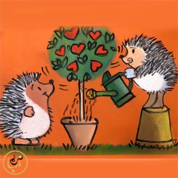 آموزش نقاشی پاستل گچی کودکان