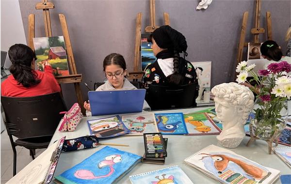 کلاس نقاشی کودکان در تهران