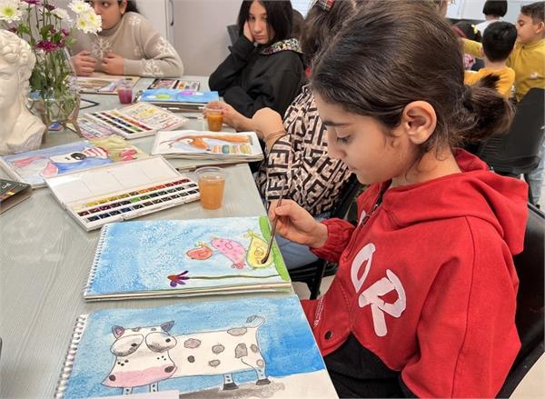 کلاس نقاشی کودکان در تهران
