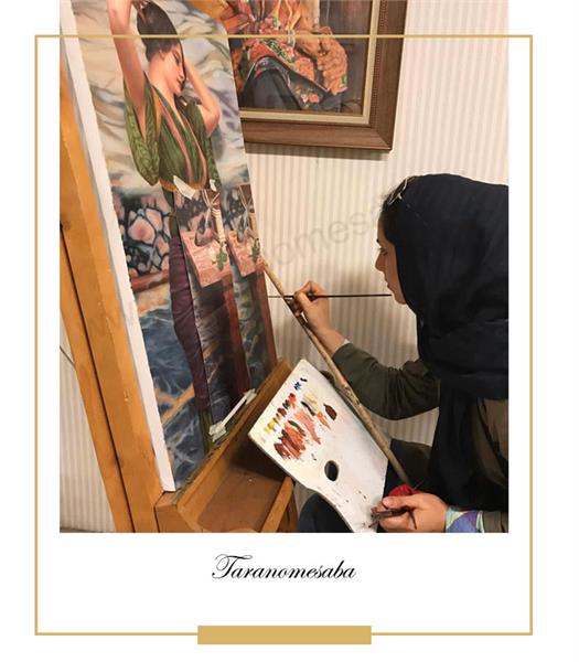 تکنیک رنگ روغن