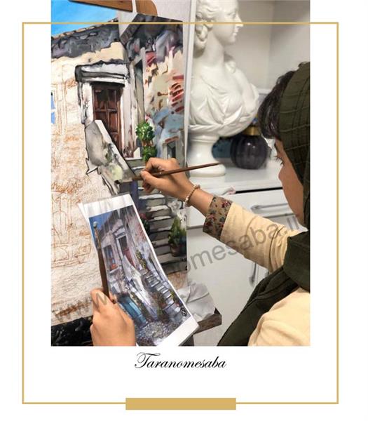 تکنیک رنگ روغن