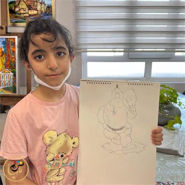 نقاشی چهره کودک