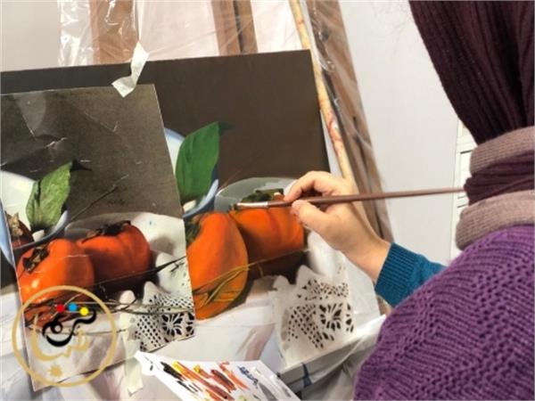 آموزش نقاشی رنگ روغن