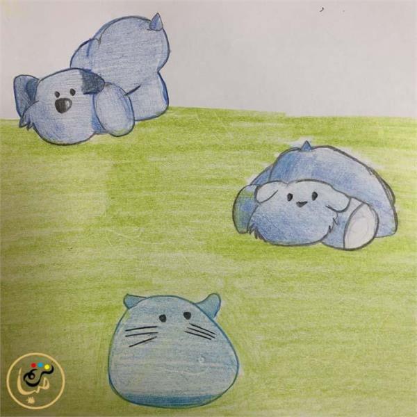 نقاشی ساده کودکانه