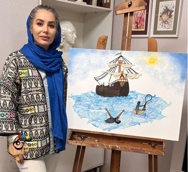 نمونه آثار دوره مربیگری نقاشی در آموزشگاه ترنم صبا