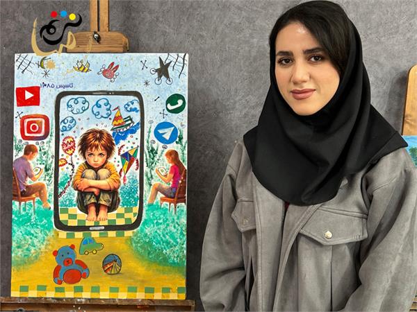 نمونه آثار هنرجویان دوره مربیگری نقاشی