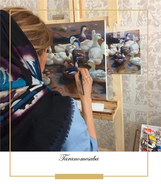 تکنیک رنگ روغن